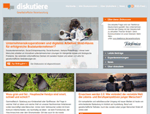 Tablet Screenshot of diskutiere.de